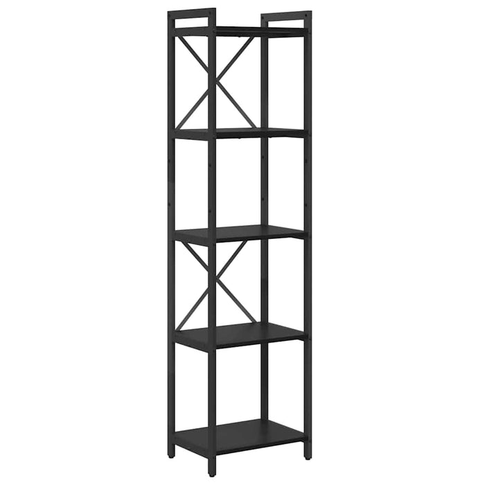Bibliotecă Stejar negru 40 x 30 x 153 cm Lemn compozit - WALTI WALTI