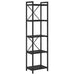 Bibliotecă Stejar negru 40 x 30 x 153 cm Lemn compozit - WALTI WALTI
