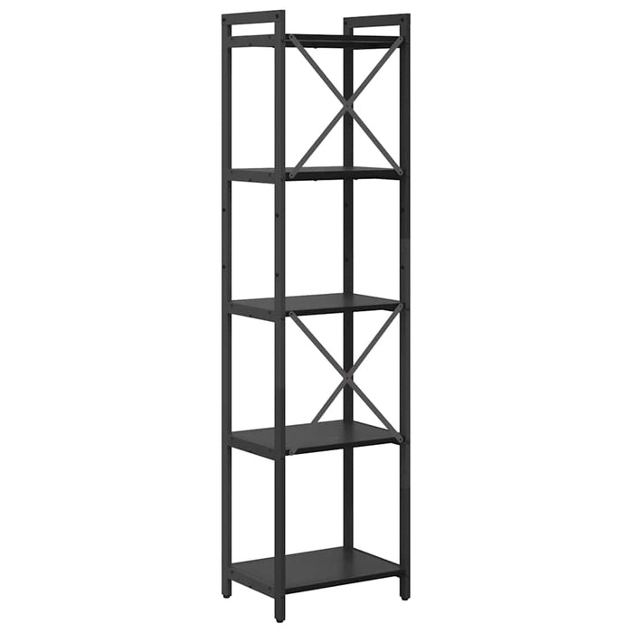 Bibliotecă Stejar negru 40 x 30 x 153 cm Lemn compozit - WALTI WALTI