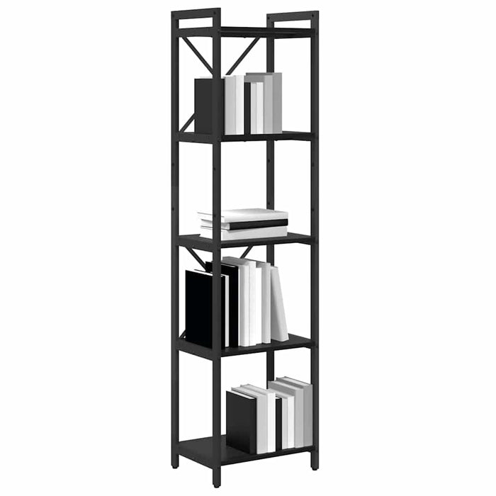 Bibliotecă Stejar negru 40 x 30 x 153 cm Lemn compozit - WALTI WALTI
