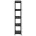 Bibliotecă Stejar negru 40 x 30 x 153 cm Lemn compozit - WALTI WALTI