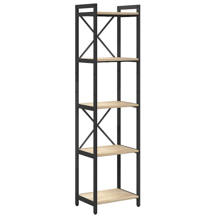 Bibliotecă Stejar sonoma 40 x 30 x 153 cm Lemn compozit - WALTI WALTI
