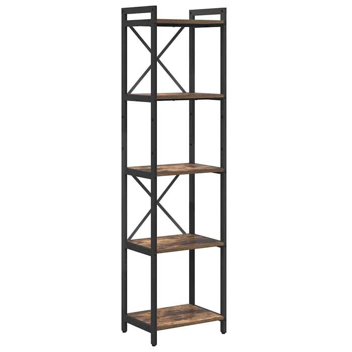 Bibliotecă Stejar afumat 40 x 30 x 153 cm Lemn compozit - WALTI WALTI