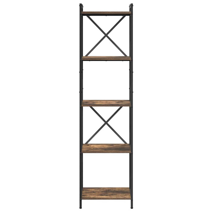 Bibliotecă Stejar afumat 40 x 30 x 153 cm Lemn compozit - WALTI WALTI