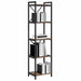 Bibliotecă Stejar afumat 40 x 30 x 153 cm Lemn compozit - WALTI WALTI
