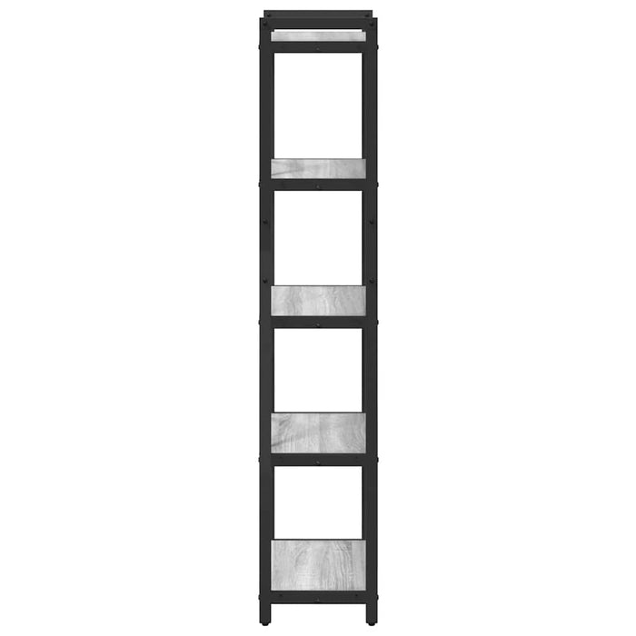 Bibliotecă sonoma gri 40 x 30 x 153 cm Lemn compozit - WALTI WALTI