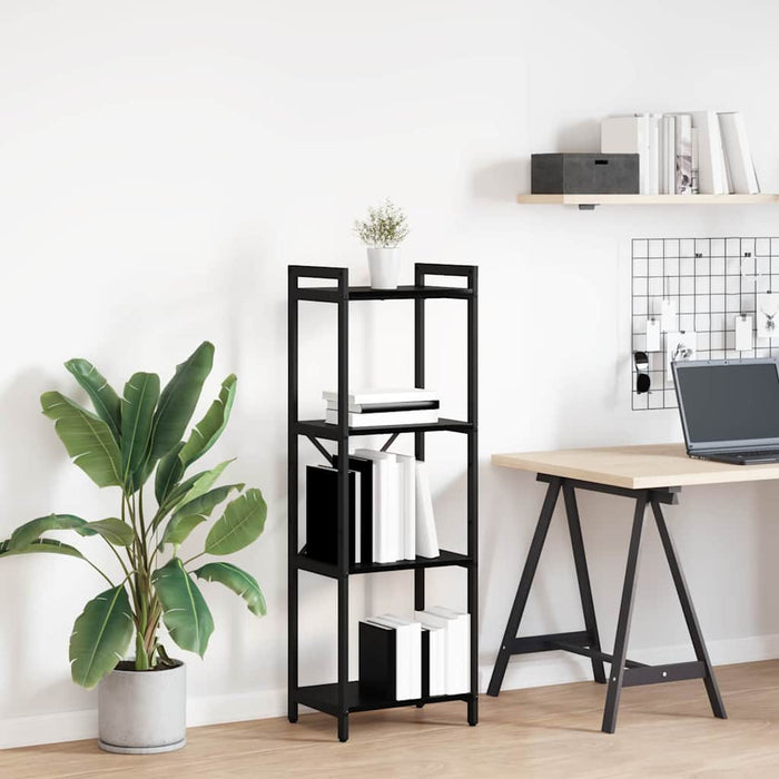 Bibliotecă Stejar negru 40 x 30 x 118 cm Lemn compozit - WALTI WALTI