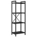Bibliotecă Stejar negru 40 x 30 x 118 cm Lemn compozit - WALTI WALTI