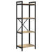 Bibliotecă Stejar sonoma 40 x 30 x 118 cm Lemn compozit - WALTI WALTI