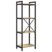 Bibliotecă Stejar sonoma 40 x 30 x 118 cm Lemn compozit - WALTI WALTI
