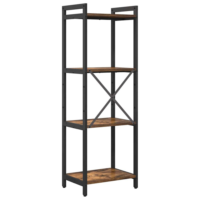 Bibliotecă Stejar afumat 40 x 30 x 118 cm Lemn compozit - WALTI WALTI