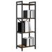 Bibliotecă Stejar afumat 40 x 30 x 118 cm Lemn compozit - WALTI WALTI