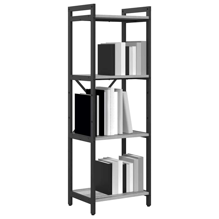 Bibliotecă sonoma gri 40 x 30 x 118 cm Lemn compozit - WALTI WALTI