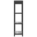 Bibliotecă sonoma gri 40 x 30 x 118 cm Lemn compozit - WALTI WALTI