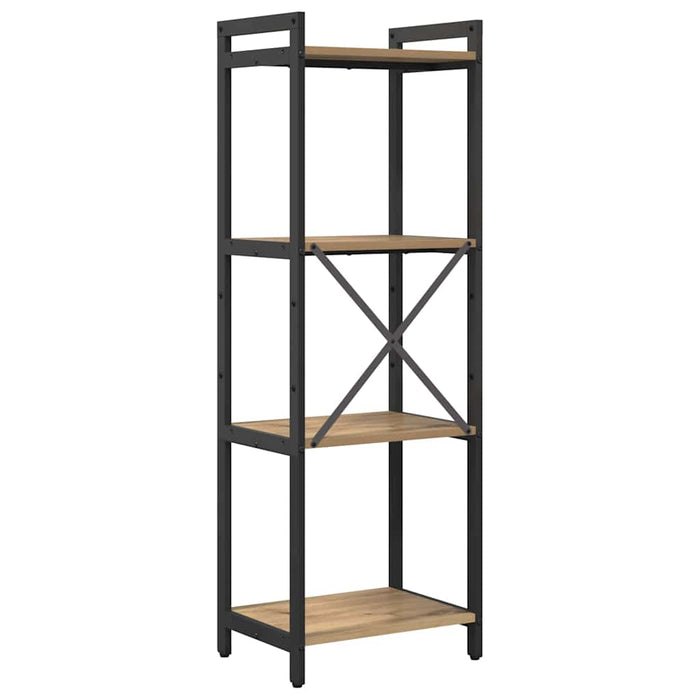 Bibliotecă stejar artizanal 40 x 30 x 118 cm Lemn compozit - WALTI WALTI