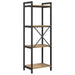 Bibliotecă stejar artizanal 40 x 30 x 118 cm Lemn compozit - WALTI WALTI