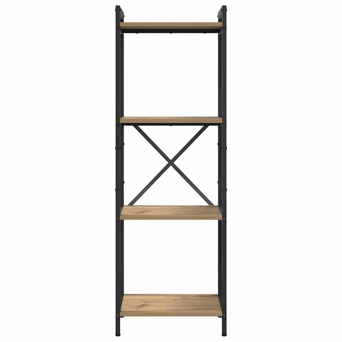Bibliotecă stejar artizanal 40 x 30 x 118 cm Lemn compozit - WALTI WALTI