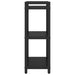 Bibliotecă Stejar negru 40 x 30 x 83 cm Lemn compozit - WALTI WALTI