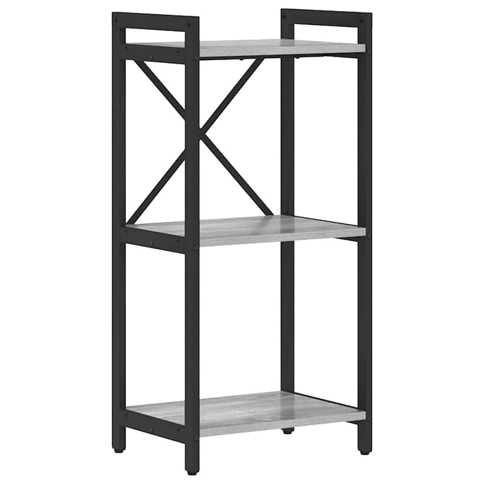 Bibliotecă sonoma gri 40 x 30 x 83 cm Lemn compozit - WALTI WALTI