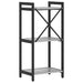 Bibliotecă sonoma gri 40 x 30 x 83 cm Lemn compozit - WALTI WALTI