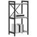 Bibliotecă sonoma gri 40 x 30 x 83 cm Lemn compozit - WALTI WALTI