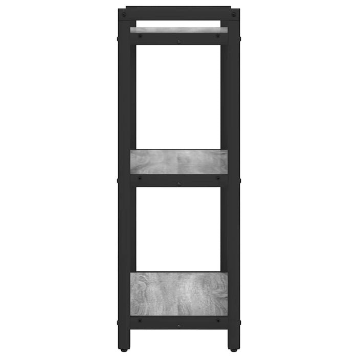 Bibliotecă sonoma gri 40 x 30 x 83 cm Lemn compozit - WALTI WALTI