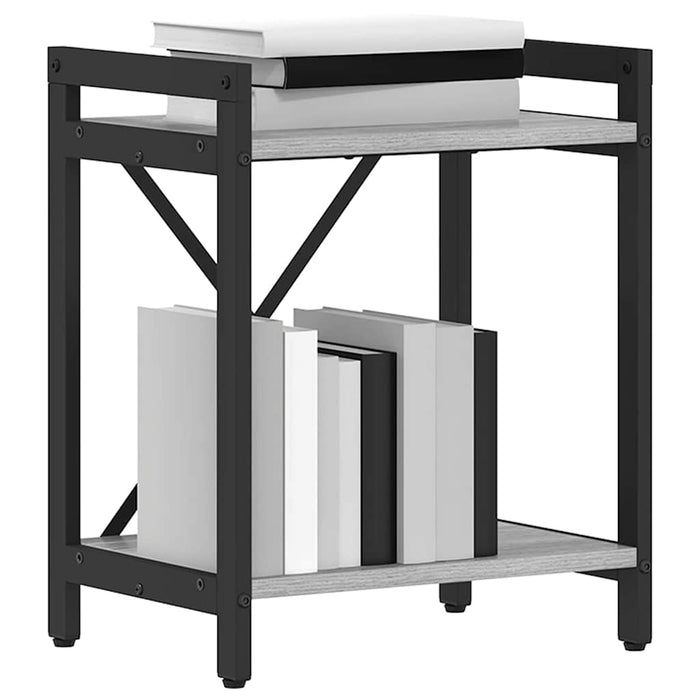 Bibliotecă sonoma gri 40 x 30 x 48.5 cm Lemn compozit - WALTI WALTI