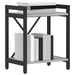 Bibliotecă sonoma gri 40 x 30 x 48.5 cm Lemn compozit - WALTI WALTI