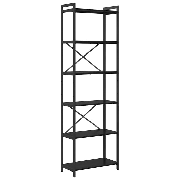 Bibliotecă Stejar negru 60 x 30 x 188 cm Lemn compozit - WALTI WALTI