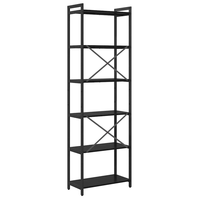 Bibliotecă Stejar negru 60 x 30 x 188 cm Lemn compozit - WALTI WALTI