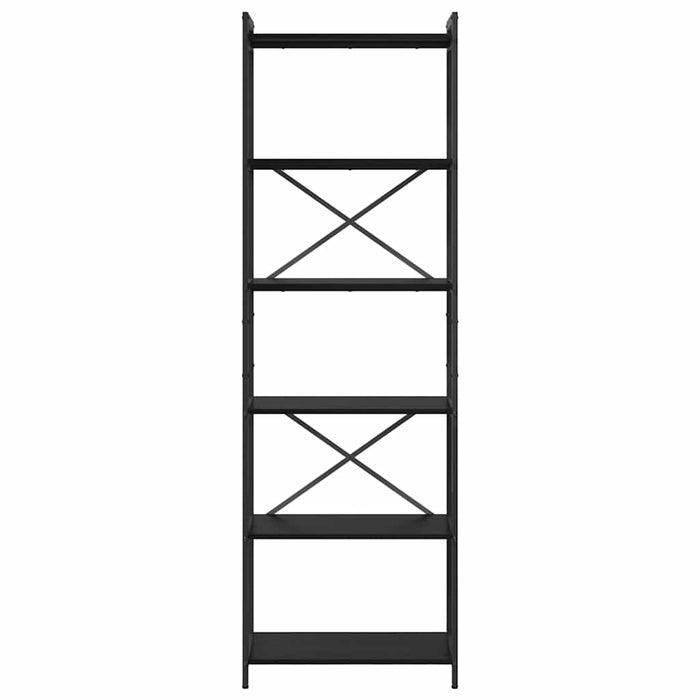 Bibliotecă Stejar negru 60 x 30 x 188 cm Lemn compozit - WALTI WALTI