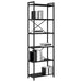 Bibliotecă Stejar negru 60 x 30 x 188 cm Lemn compozit - WALTI WALTI