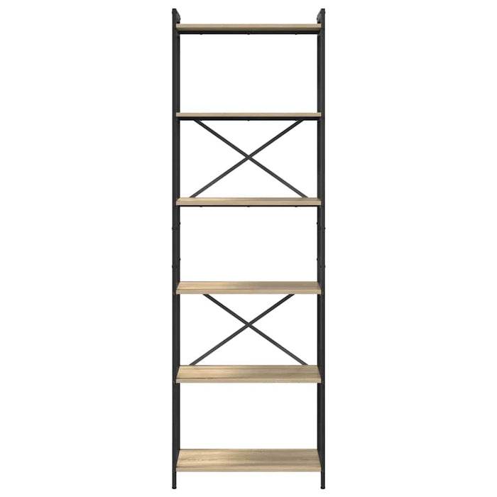 Bibliotecă Stejar sonoma 60 x 30 x 188 cm Lemn compozit - WALTI WALTI