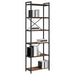 Bibliotecă Stejar afumat 60 x 30 x 188 cm Lemn compozit - WALTI WALTI