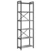 Bibliotecă sonoma gri 60 x 30 x 188 cm Lemn compozit - WALTI WALTI