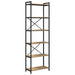 Bibliotecă stejar artizanal 60 x 30 x 188 cm Lemn compozit - WALTI WALTI