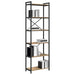 Bibliotecă stejar artizanal 60 x 30 x 188 cm Lemn compozit - WALTI WALTI