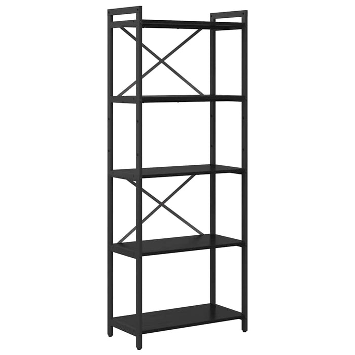 Bibliotecă Stejar negru 60 x 30 x 153 cm Lemn compozit - WALTI WALTI