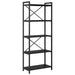 Bibliotecă Stejar negru 60 x 30 x 153 cm Lemn compozit - WALTI WALTI