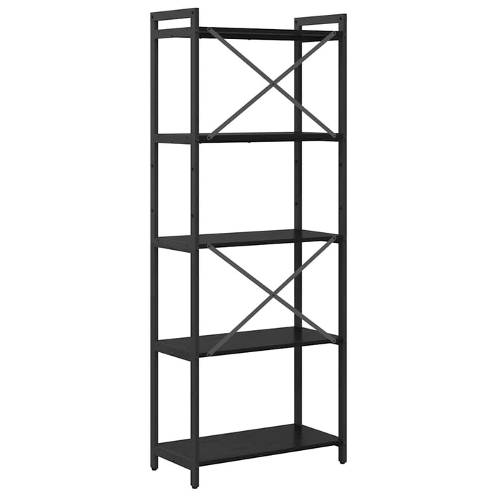 Bibliotecă Stejar negru 60 x 30 x 153 cm Lemn compozit - WALTI WALTI