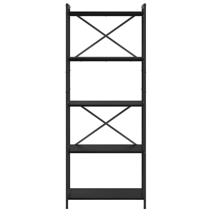 Bibliotecă Stejar negru 60 x 30 x 153 cm Lemn compozit - WALTI WALTI
