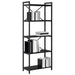 Bibliotecă Stejar negru 60 x 30 x 153 cm Lemn compozit - WALTI WALTI