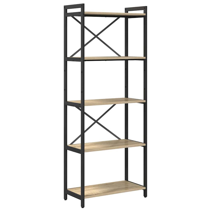 Bibliotecă Stejar sonoma 60 x 30 x 153 cm Lemn compozit - WALTI WALTI