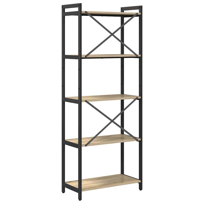 Bibliotecă Stejar sonoma 60 x 30 x 153 cm Lemn compozit - WALTI WALTI