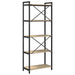 Bibliotecă Stejar sonoma 60 x 30 x 153 cm Lemn compozit - WALTI WALTI