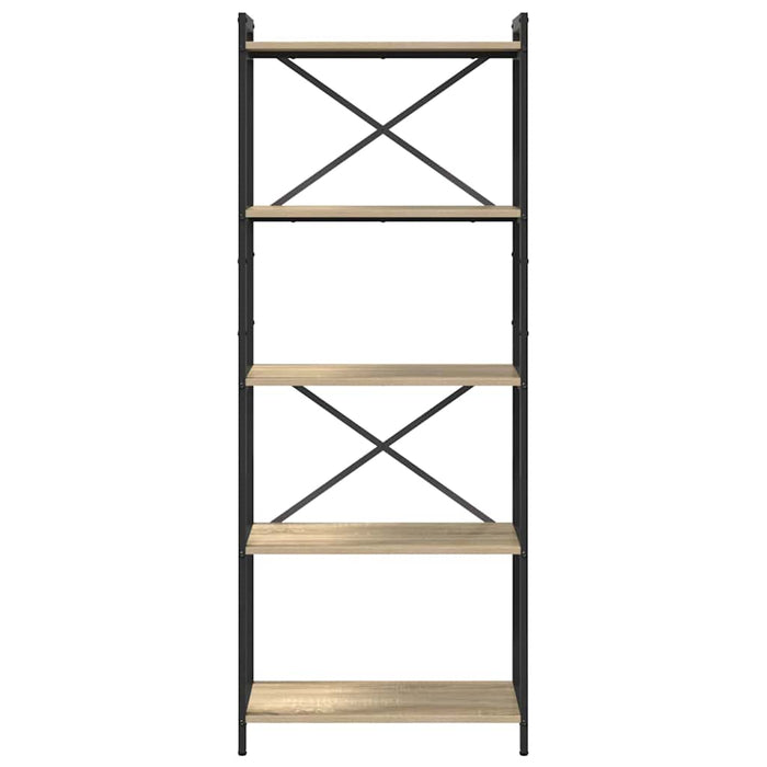 Bibliotecă Stejar sonoma 60 x 30 x 153 cm Lemn compozit - WALTI WALTI