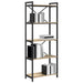 Bibliotecă Stejar sonoma 60 x 30 x 153 cm Lemn compozit - WALTI WALTI