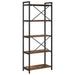 Bibliotecă Stejar afumat 60 x 30 x 153 cm Lemn compozit - WALTI WALTI