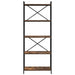 Bibliotecă Stejar afumat 60 x 30 x 153 cm Lemn compozit - WALTI WALTI