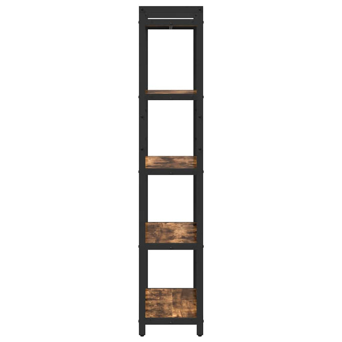 Bibliotecă Stejar afumat 60 x 30 x 153 cm Lemn compozit - WALTI WALTI